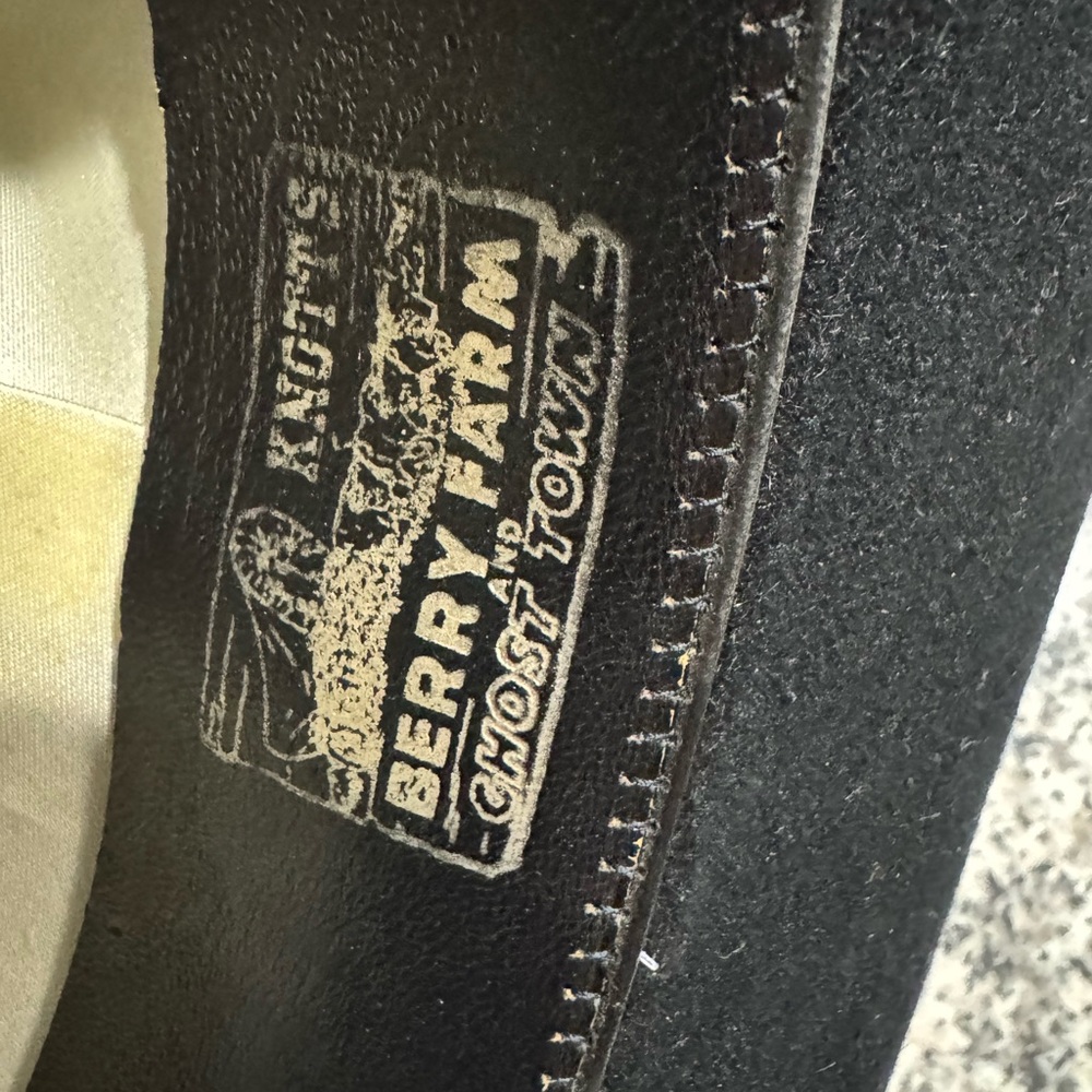 Stetson Black Cowboy hat size 6 7/8 Vintage Berry farm 4X beaver - Picture 3 of 6